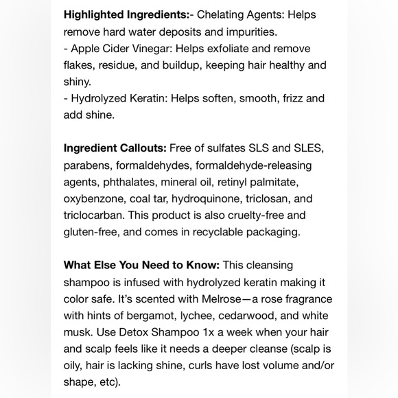 Ouai Concentrated Detox Shampoo-mini - Picture 6 of 6